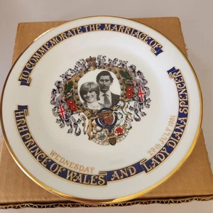 Commemorative Plate Marriage Of Prince Of Wales And Lady Diana July 29th 1981 - Picture 1 of 6