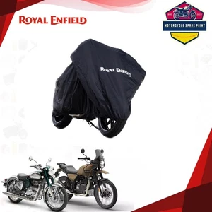 Royal enfield genuine black water resistant bike cover for bullet 350 1990643 - Picture 1 of 7