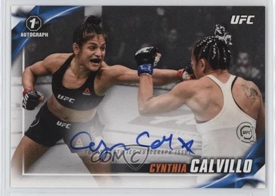 2019 Topps UFC Knockout Auto /99 Cynthia Calvillo #KA-CC Auto - Image 1 of 2