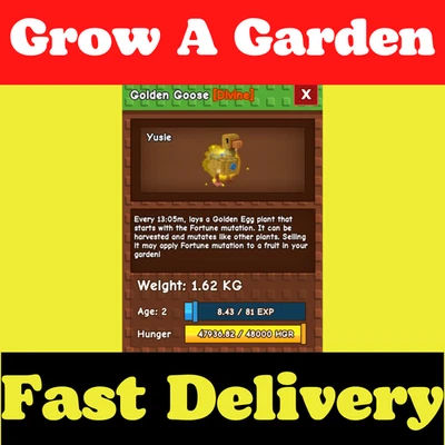 🟢Online🟢 Roblox Grow a Garden 🪿 Golden Goose CHEAPEST and FAST DELIVERY