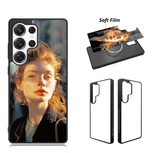 10pcs Magnetic Blank TPU+PC Sublimation print Case For Samsung S25 Ultra S25 + - Picture 1 of 12