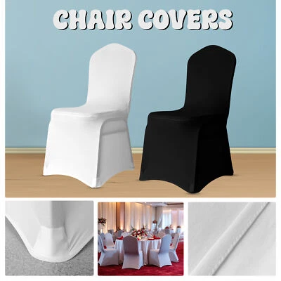 Elastisch Stuhl Bezüge Spandex Passt für Hochzeit Ereignis Bankett 1-150 Packung - Bild 1 von 4