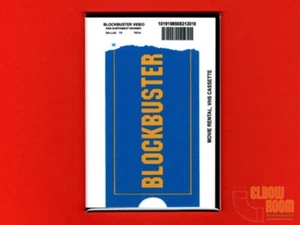 Blockbuster VHS tape vintage box art 2x3" fridge/locker magnet NOT A VHS TAPE - Picture 1 of 2