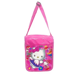 Bolso De Hombro Brillante Grande Niña Hello Kitty Bolsa 21x25x8cm - Imagen 1 de 4