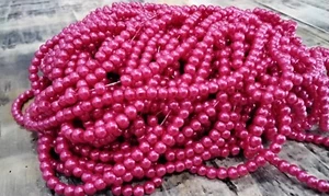 Glass Pearl Bead, Pearlized, 4mm, Camellia, Approx 200 pce, Free Post - Picture 1 of 1