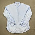 Buck Mason Long Sleeve Button Shirt Men's Medium Blue