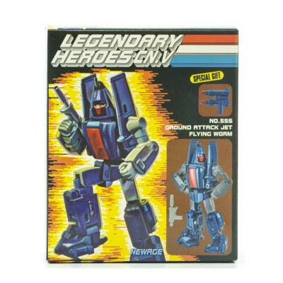 Newage NA H55S Ground Attack Jet Flying Worm NA Powerglide G1 Action Figure Toys - Image 1 of 4