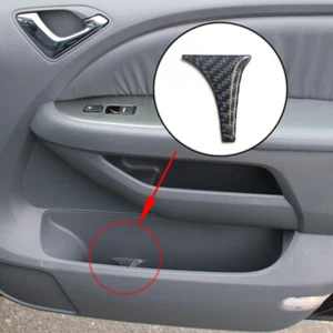 Carbon Fiber Door Accent Panel Trim Interior Cover For Honda Odyssey 2005-2010 - Picture 1 of 16