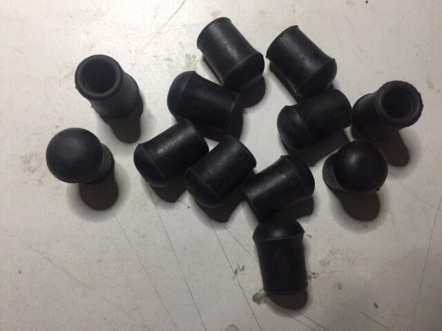 1/2" RUBBER FEET/TIPS FITS VINTAGE70S ROGERS LUDWIG SLINGERLAND