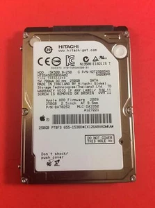 Hitachi HTS545025B9SA02 PN:0A78252 MLC:DA3350 250gb SATA HDD Apple # 655-1538D - Picture 1 of 2