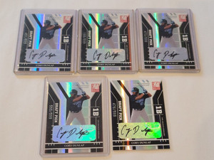 2004 Elite Extra Edition Draft Cory Dunlap RC AUTO LA Dodgers