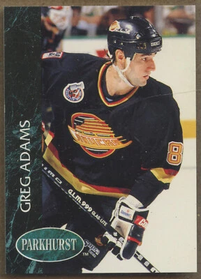 1992-93 Parkhurst #195 Greg Adams Vancouver Canucks - Image 1 of 2