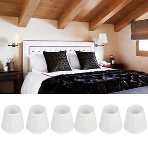 6PCS Fabric Chandelier Lampshade Wall Lamp Cover Shade For Living Room Bedroo US - Picture 1 of 23