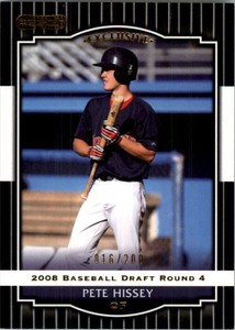 2008 Razor Signature Series Black #37 Pete Hissey /200