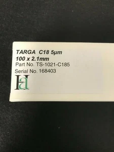 Higgins Analytical TARGA C18 Säule p/n TS-1021-C185 5um 100 x 2,1 mm - Bild 1 von 2