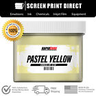 Pastel Yellow - Screen Printing Plastisol Ink - Low Temp Cure 270F - Gallon