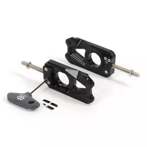 Yamaha YZF R1 R1M 2015-2017 Gilles TCA Black Chain Adjusters Axle Blocks 2CR - Picture 1 of 1