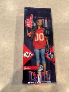 Barbie 2024 NFL Super Bowl LVIII Campeones Kansas City Chiefs Sin Abrir - Imagen 1 de 18