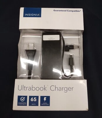 Insignia NS-PWLC663 Black 65W, 19V Output Universal Ultrabook Laptops Charger - Image 1 of 4