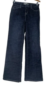 Levis 512 Perfectly Slimming Womens 4 Short Bootcut Jeans Dark Wash Denim - Picture 1 of 9