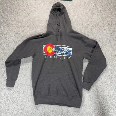 Point Sportswear Womens Hoodie Denver Pullover Kangaroo Pocket Mountain Colorado - Image 1 of 4