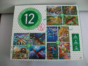 Cardinal 8 Puzzle Family Pack Jigsaw WildlifeAnimals 2850 total pcs Size 150-500 - Bild 1 von 2