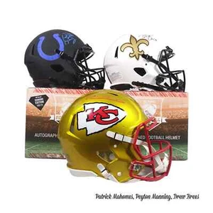 INDIANAPOLIS COLTS H.P. DIAMOND AUTO FULL-SIZE HELMET 1 BOX LIVE BREAK !READ! - Picture 1 of 5