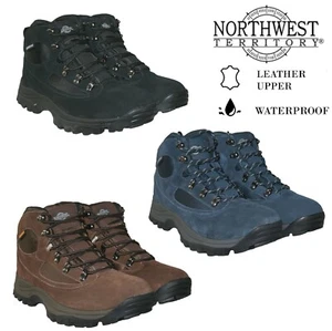 NORTHWEST TERRITORY MENS KENDAL WATERPROOF WALKING BOOTS 3 COLOURS SIZES 7-12 - Picture 1 of 15