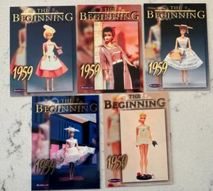 Barbie The Beginning 1996 Tempo Insert 5 Card SET TB1 to TB5 #/7500 -35 - Picture 1 of 2