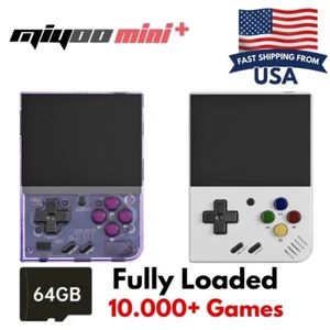 Miyoo Mini Plus Retro Handheld Game Console 64GB Linux System - Picture 1 of 20