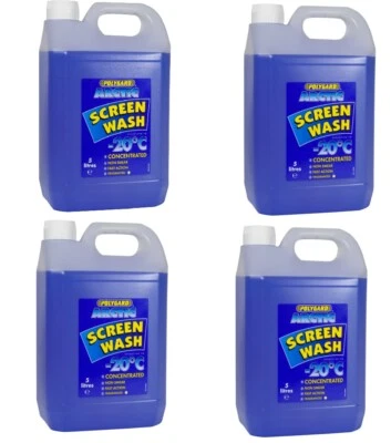 Polygard 18210 Screenwash Concentrate -20°C - 4 x 5 Litre - Image 1 of 2