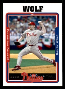 2005 Topps  #11 Randy Wolf Philadelphia Phillies
