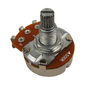 Potenciómetro para guitarra Musiclily Metric eje dividido completo de 18 mm A500K (2 piezas) - Imagen 1 de 1