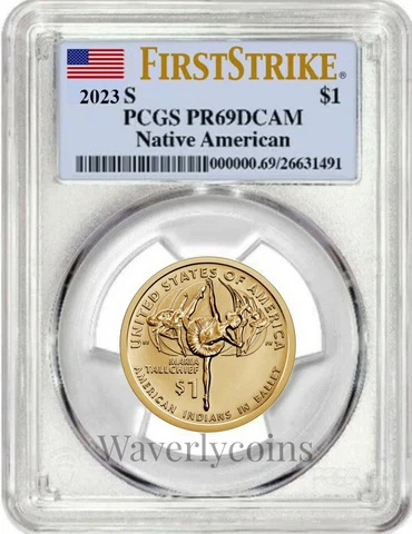 PRESALE!! 2023 S Sacagawea Native American Dollar PCGS PR69DCAM First Strike Cover