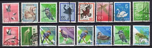 oiseaux Japon 15 timbres anciens oblitérés / TE4581a - Picture 1 of 1
