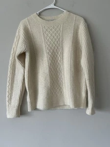 Suéter Uniqlo Ines De La Fressange Mezcla de Lana Tejido con Cable Suave y Acogedor Talla Pequeña - Imagen 1 de 9