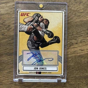 2013 TOPPS UFC BLOODLINES Jon Jones Octagon-Side AUTO /50 #AFMRJJ 17/50 - Picture 1 of 2