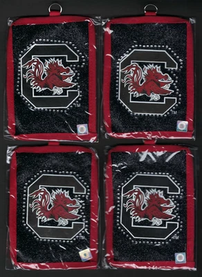 Lot of 4 NCAA South Carolina Gamecocks Bling Beaded Glitter I.D. Wallets - Image 1 of 2
