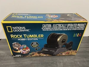 National Geographic Rock Tumbler Kit – Hobby Edition Includes Rough Gemstones - Picture 1 of 4