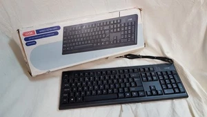 NEW Logik LFSWDKB23 Wired UK USB Wired Keyboard With Numeric Keypad - Photo 1/13