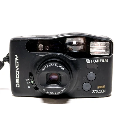 ⭐ Fujifilm Discovery 270 Zoom 35mm Film Camera Date ~Film Tested ⭐ - Image 1 of 4