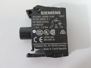Siemens 3SU1401-1BB60-1AA0 White LED Light Module 24V USED - Picture 1 of 1