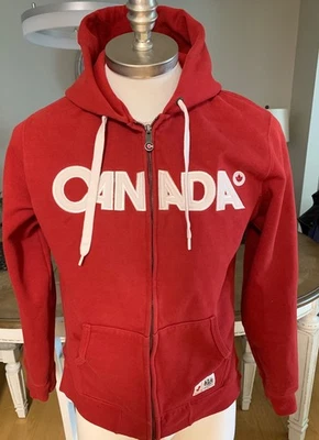 Hudson's Bay Company Men's Stripes Tag 2010 Olympics Team Canada Hoodie M - Image 1 of 4