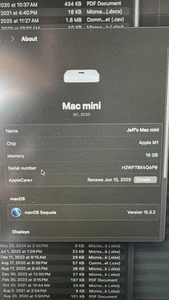 apple mac mini m1 16gb 1tb Late 2020 - Picture 1 of 5