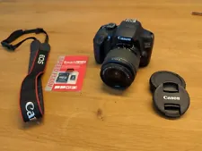 Canon EOS 1300D 18.0MP Digitalkamera mit 18-55mm Objektiv und 128GB SD Karte