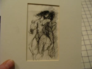 Vintage Original LESLIE SNOW (Feron) Art -- FIGUREN Tinte -- 1965 - Bild 1 von 4