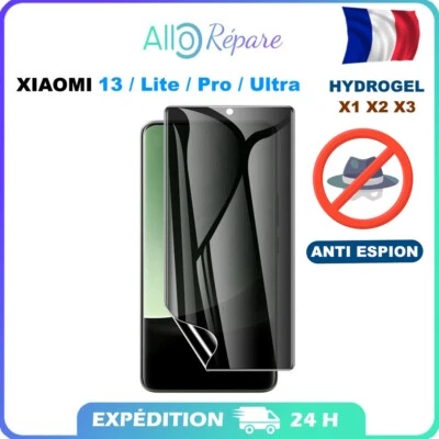 PROTÉCTION ÉCRAN FILM GEL HYDROGEL Anti Espion Xiaomi Redmi 13 / Pro / 13 Ultra - Photo 1/4