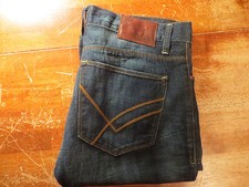 MEN'S WILLIAM RAST STRAIGHT LEG DARK WASH (NWOT) SIZE 35X29 SUPER COOL JEANS