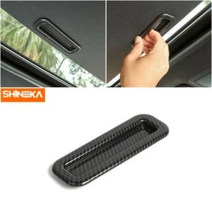 Top Window Skylight Handle Cover Trim For Dodge Challenger/Charger Carbon Fiber - Bild 1 von 7