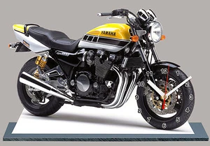 MODEL CARS, Motorcycle,YAMAHA 1200 XJR-ROBERTS -12, 11,8x 7,8 inches with Clock - Picture 1 of 1